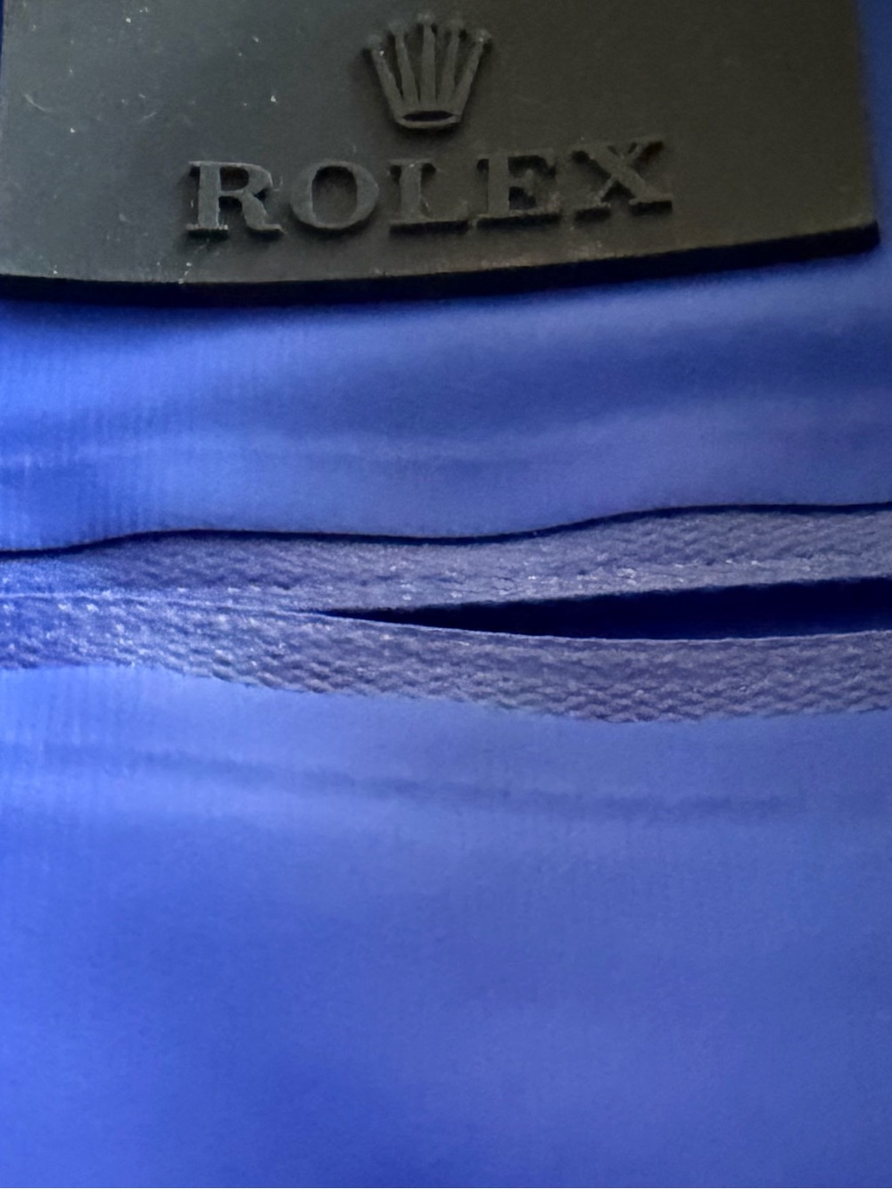 NEW Rolex brand blue toiletry bag or document pouch - Picture 3 of 7